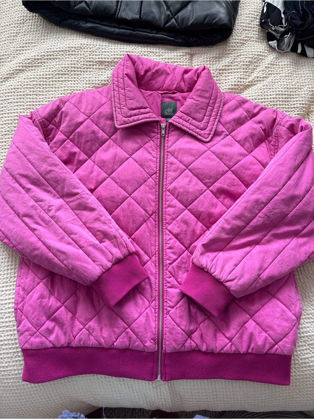 wild fable Quilted Bomber Jacket